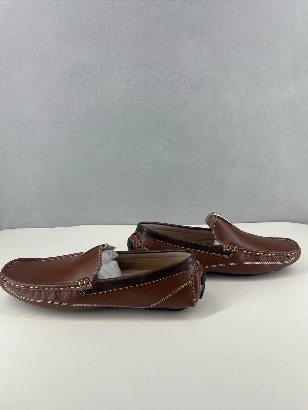 Bruno Marc Men's Driving Moccasins Penny Loafers Shoes, Brown 7.5 New With Box